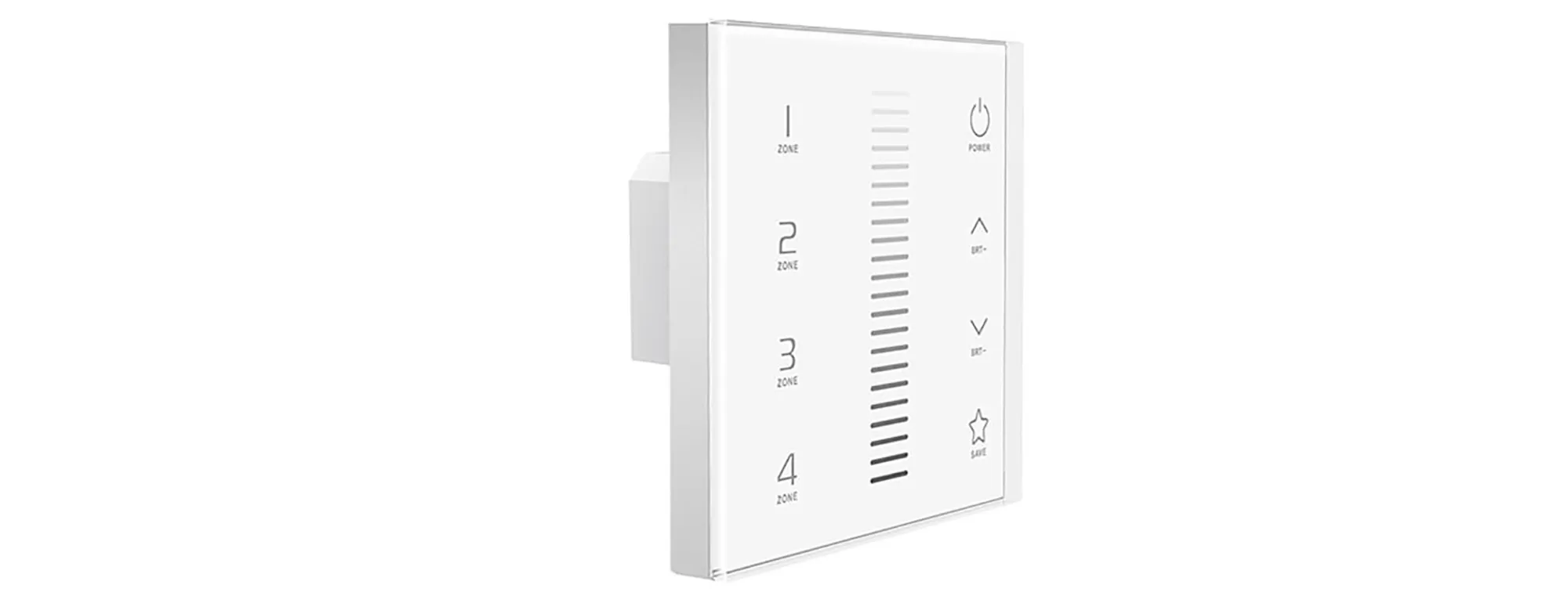 EX5  RF 2.4GHz + DMX 512 Dimming Controller Touch Panel 4 Zone